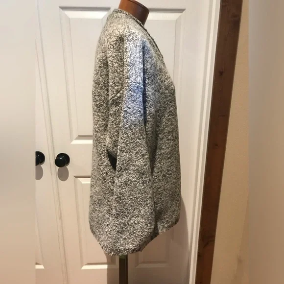 Vintage Alps British Wool Blend Grey White Sweater Women’s Size XL - Picture 4 of 8